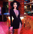 Sexy Net Diamond Ladies Party Long-sleeved Bandage Slim Dress